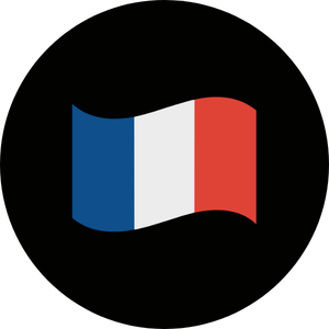 Icône drapeau français indiquant que nos produits So.lab (spray Sweet Block et notr cure de complément alimentaire Swee Control) sont fabriqués en France.