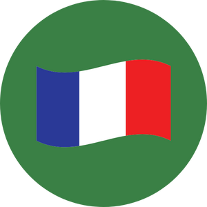 Icône drapeau français indiquant que nos produits So.lab (spray Sweet Block et notr cure de complément alimentaire Swee Control) sont fabriqués en France.