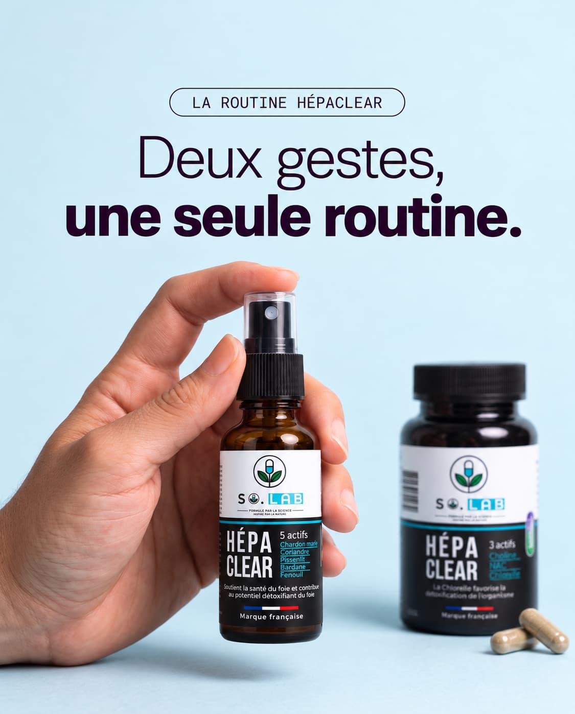 Pack HÉPACLEAR - La routine complète soutien hépatique