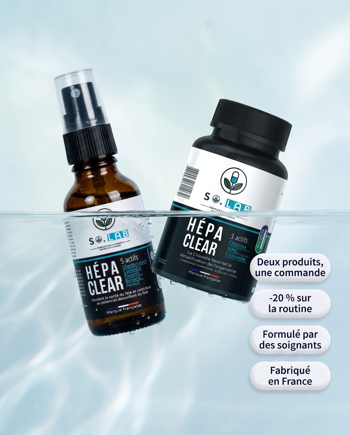 Pack HÉPACLEAR - La routine complète soutien hépatique